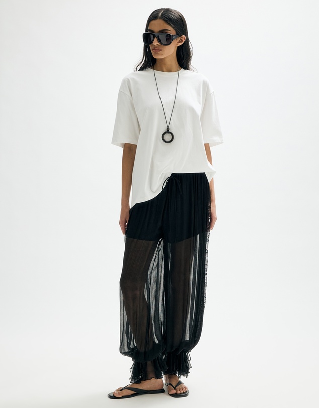 Minima Esenciales - Nissa Sheer Balloon Pants