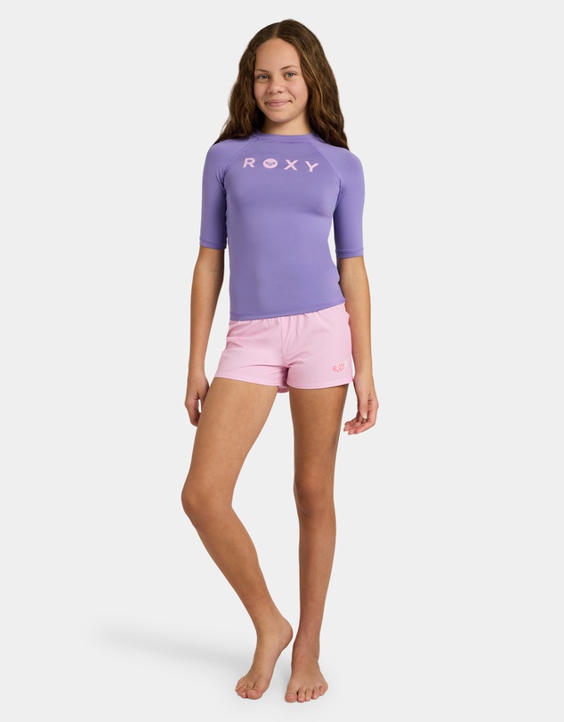 Roxy - Girls 8 to 16 Essential Short Sleeve Rashguard