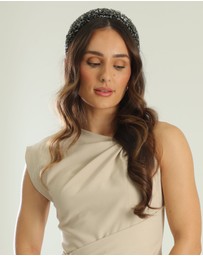 Morgan & Taylor - Hayden Headband in Black