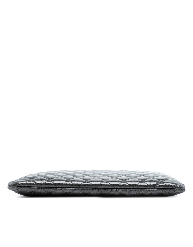 Pre-Loved by Azura Reborn - Pre-Loved Large Quilted Iridescent Patent O Case Clutch
