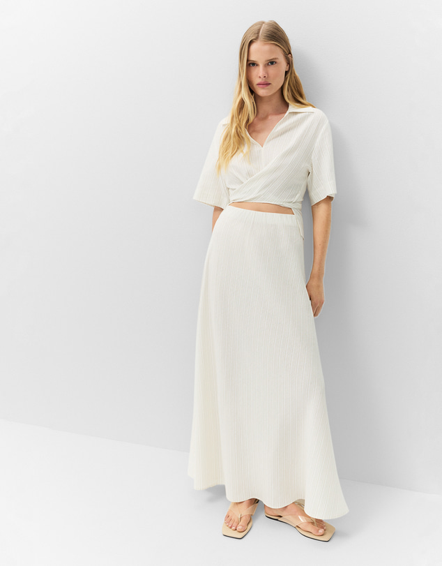 UNISON - Stripe Maxi Skirt