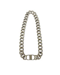 Pre-Loved by Azura Reborn - Pre-Loved Silver Plated CD Logo Chain Link Necklace
