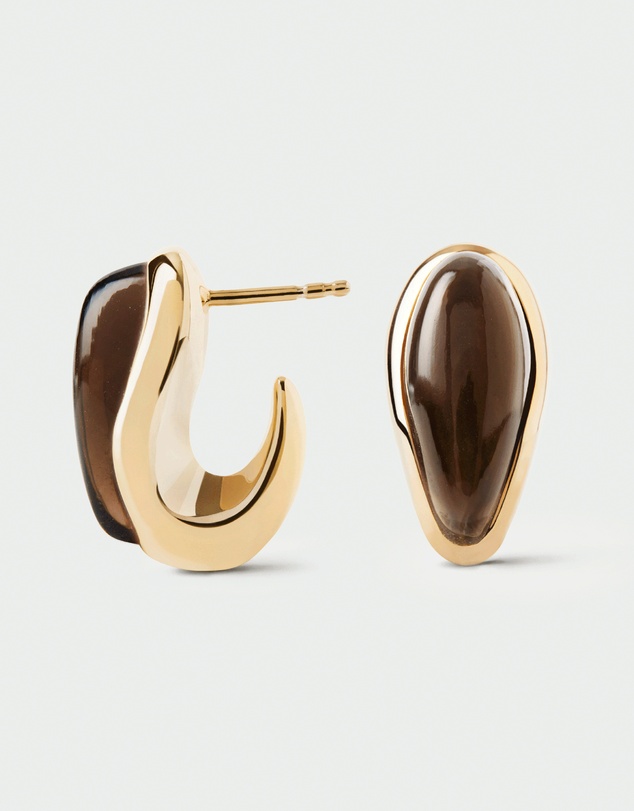 PDPAOLA - Quartz Luna Earrings