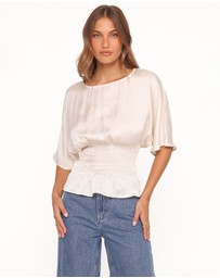 Petal & Pup - Cherish Pintuck Top - Cream