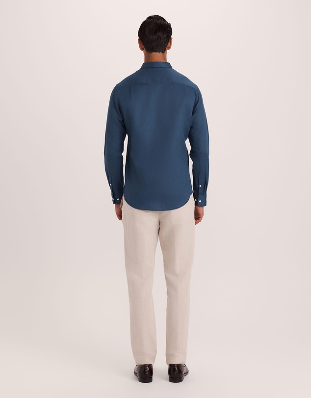 SABA - Reeves Long Sleeve Classic Linen Cotton Shirt