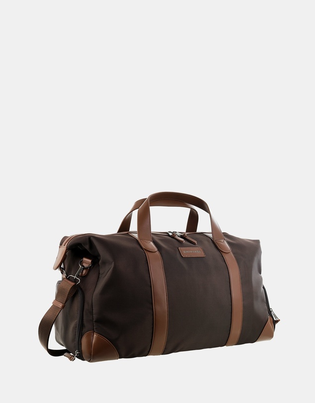 Pierre Cardin - Pierre Cardin 2-Tone Lite Overnight Bag