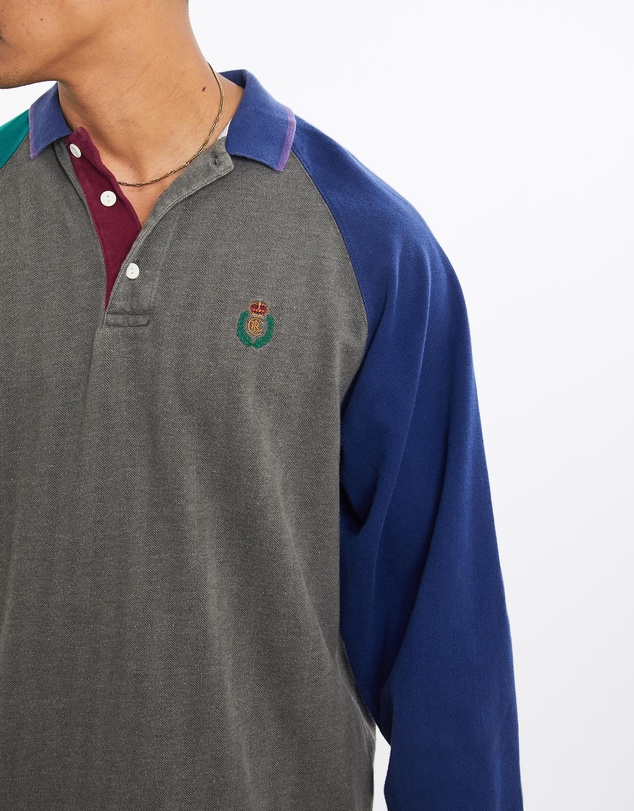 Vintage by The Real Deal - Pre Loved - Vintage 90s Chaps Ralph Lauren Long Sleeve Polo Shirt
