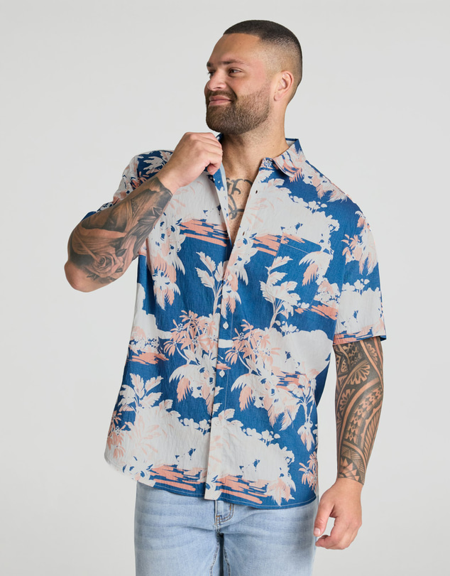 Johnny Bigg - Oahu Island Print Shirt