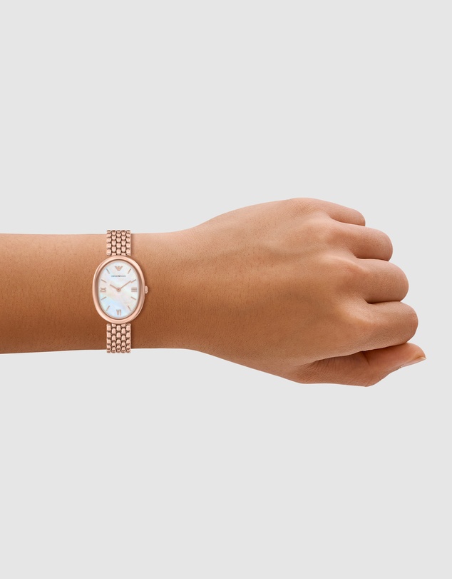 Emporio Armani - Rose Gold Analogue Watch