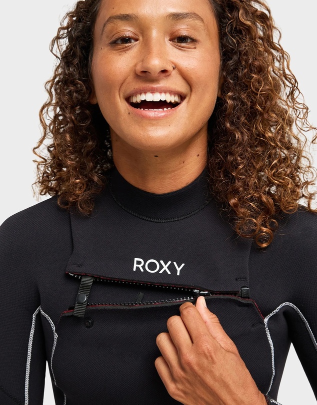 Roxy - Womens 4/3mm Elite Extra Stretch Chest Zip Wetsuit
