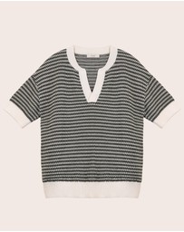 IDA+S - Cleo Merino Silk Short Sleeve Knit