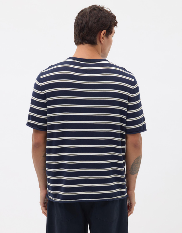 AERE - Organic Cotton Stripe Knit Tee