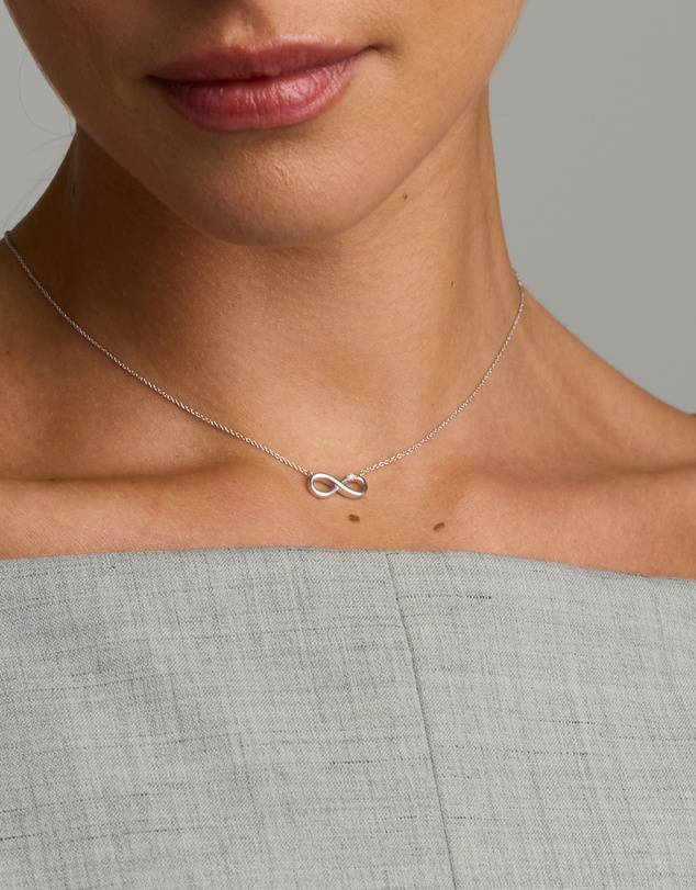 Michael Hill - Diamond Accent Infinity Necklace in Sterling Silver