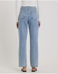 Atmos&Here - Mary Mid Rise Straight Leg Jeans