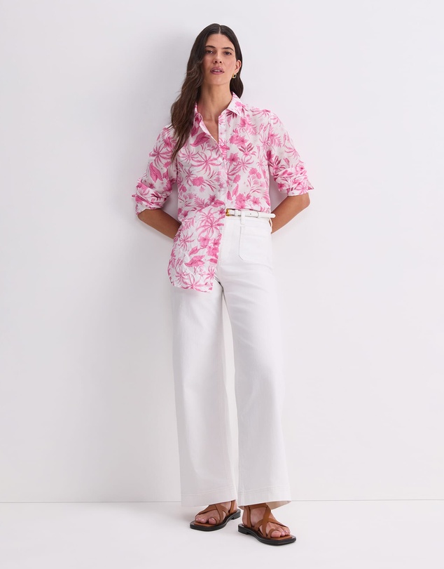 Sportscraft - Cotton Silk Palm Shirt