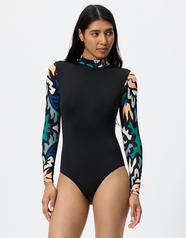 Patagonia - Long Sleeve Swell Seeker One-Piece Swimsuit