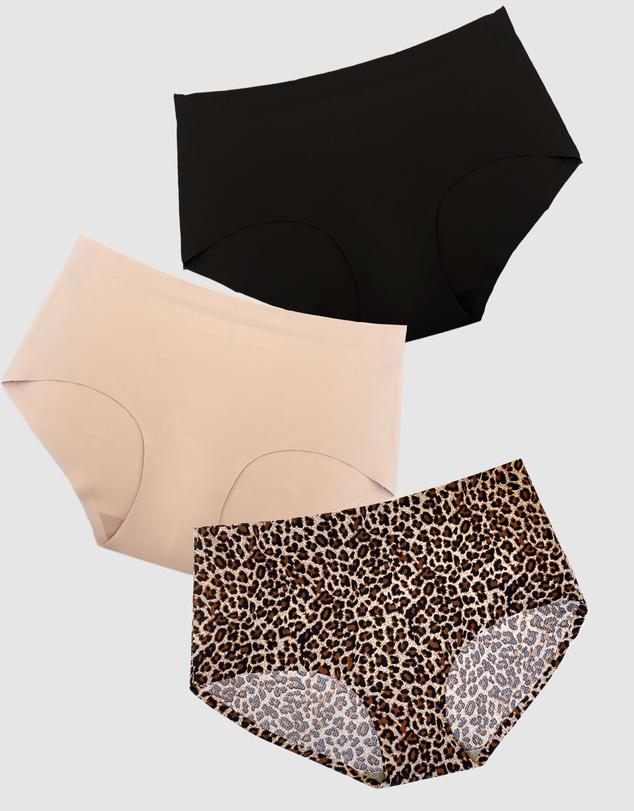 B Free Intimate Apparel - Invisible Hipster Brief - 3 Pack