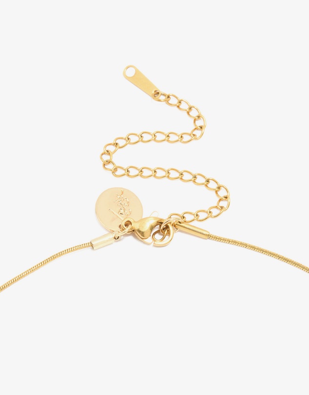 Lovisa - Waterproof Gold Plated Stainless Steel Pebble Pendant Necklace