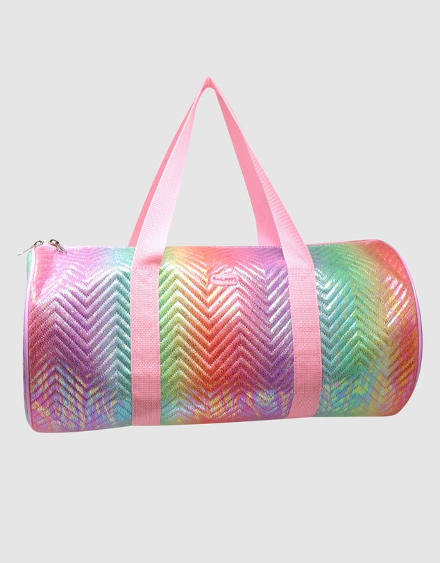 Pink Poppy - Unicorn Dreamer Quilted Rainbow Duffle Bag