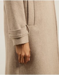 Atmos&Here - Layla Wool Blend Double Breasted Coat