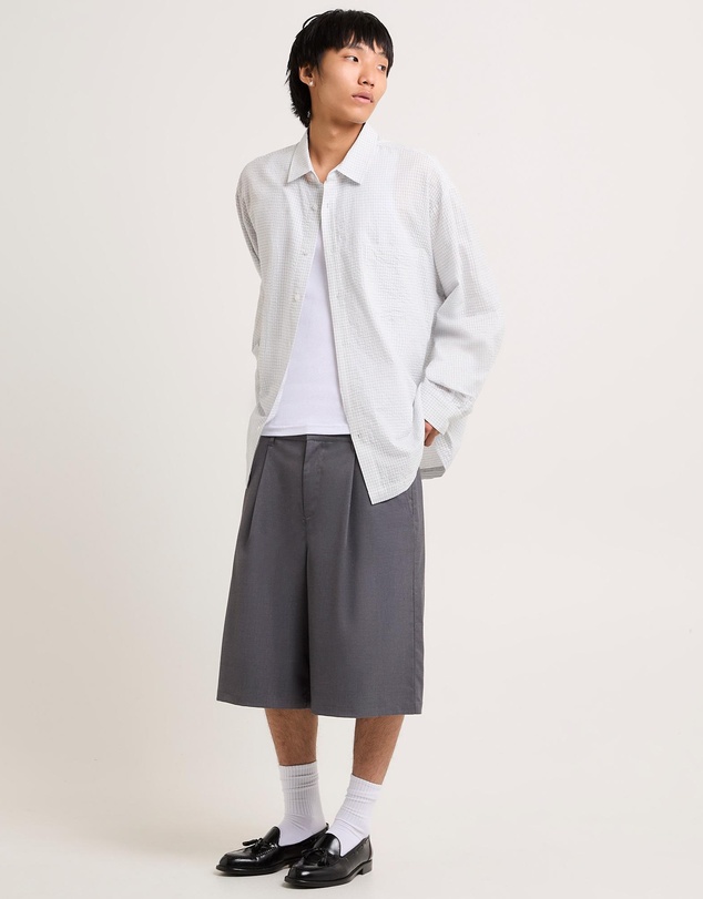 Black Noise White Rain - Mulder Long Sleeve Skate Shirt