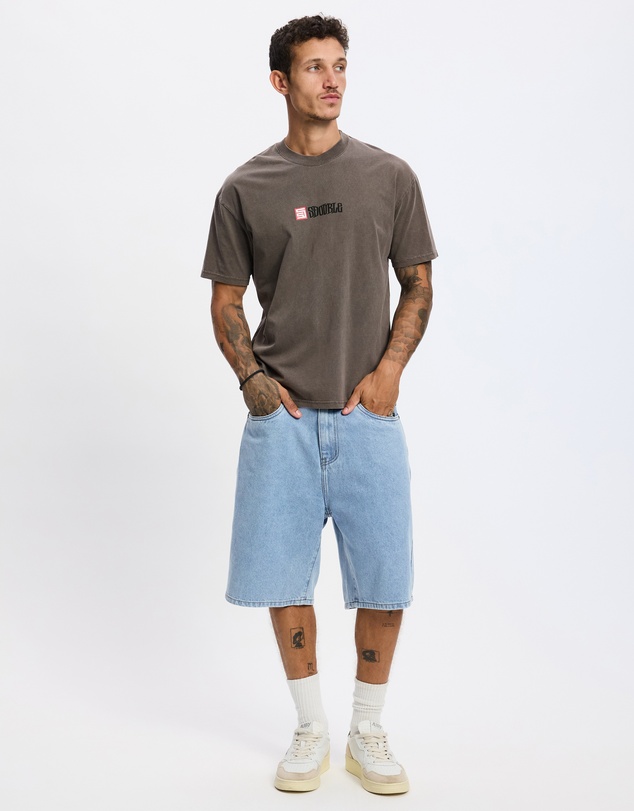 S Double - Emb 5 Pocket Shorts