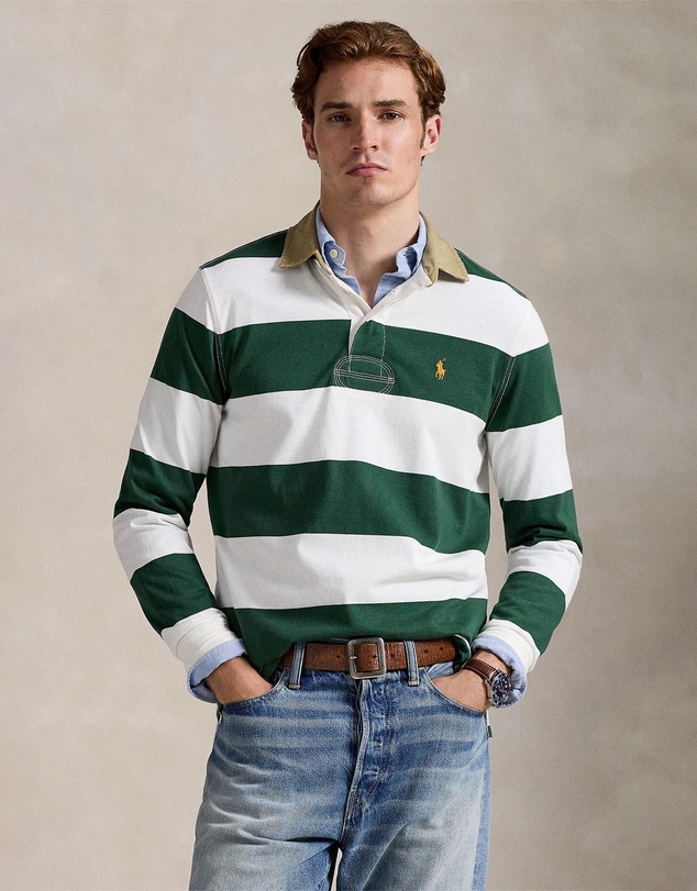 Polo Ralph Lauren - Classic Fit Khaki-Collar Rugby Shirt