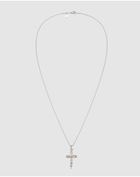 Kuzzoi - ICONIC EXCLUSIVE - Necklace Men Cross Pendant 925 Sterling Silver
