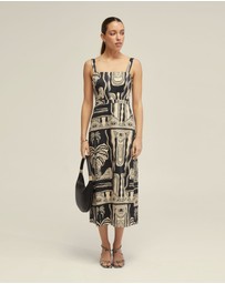 Oxford - Margot Printed Dress