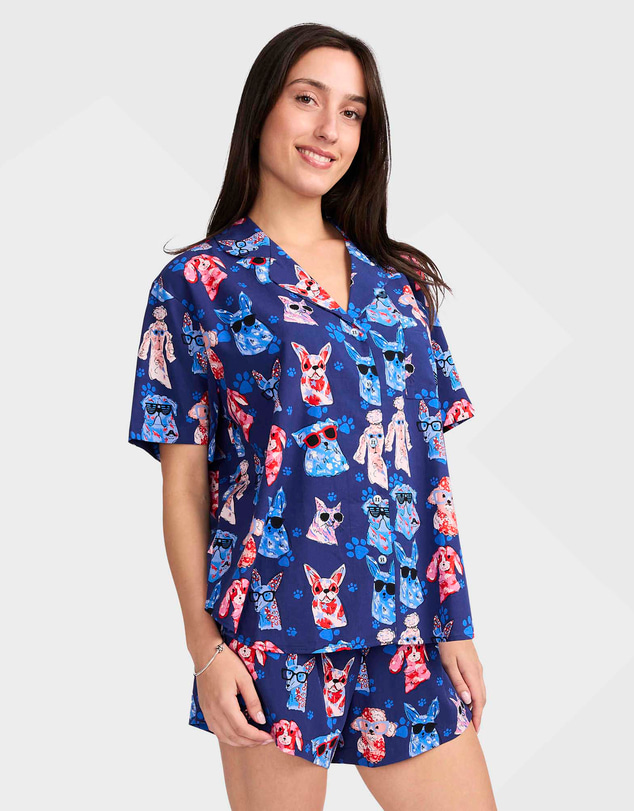 Mitch Dowd - Mitchdowd Dog Paws Bamboo Pyjama Set
