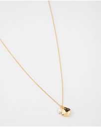 Lovisa - Gold Plated Sterling Silver Freshwater Pearl Cupchain Necklace