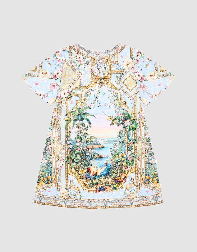 Camilla - Mini Tee Dress With Flare Hem - Kids