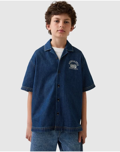 GAP - SS Graphic Denim - Teens