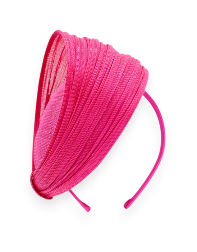 Morgan & Taylor - Blaze Beret Fascinator in Hot Pink