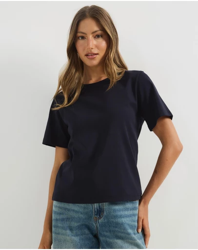 Atmos&Here - Cotton Slim T-Shirt