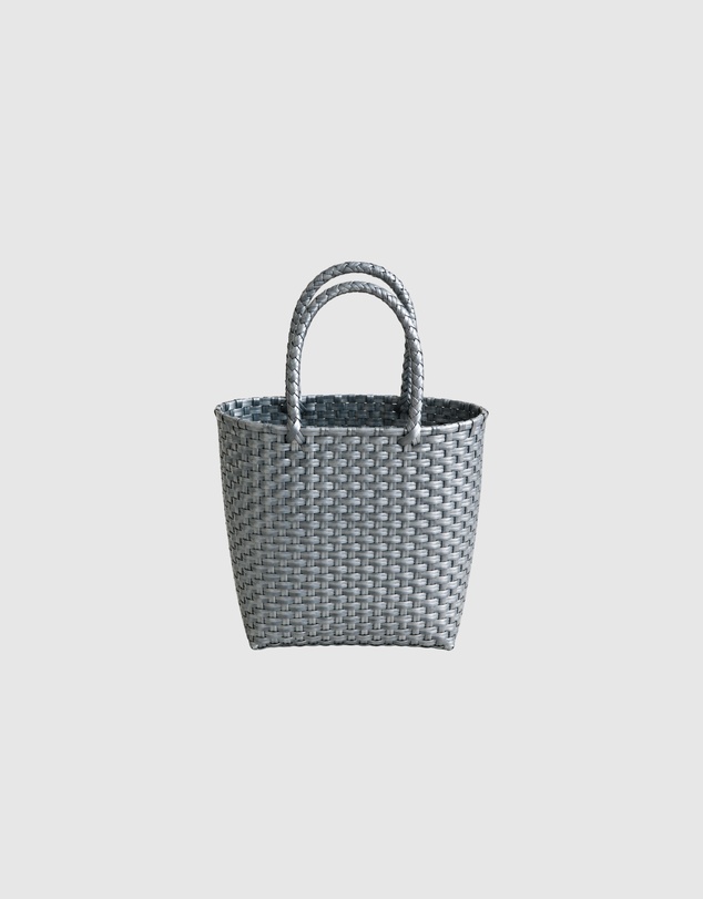 Mimmi Terra - Woven Micro Tote Argento