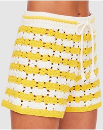 The Upside - Goldie Malik Crochet Shorts
