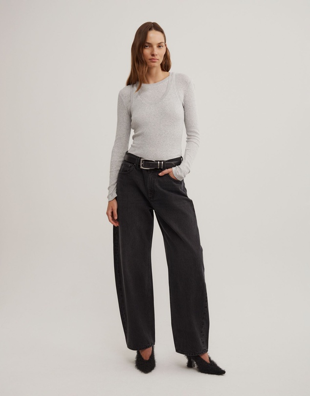 Witchery - Long Sleeve Overlay Top