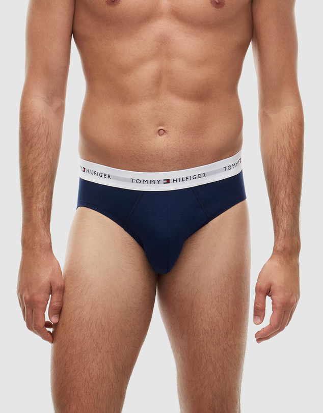 Tommy Hilfiger - 3-Pack Signature Logo Contrast Waistband Briefs