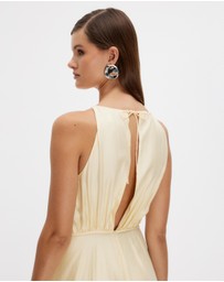 Minima Esenciales - Tia Halter Neck Midi Dress
