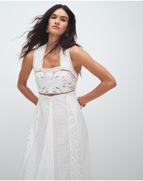 TOPSHOP - Milla Broderie Maxi Dress