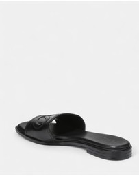 Naturalizer - Genevieve Slide - Black Leather