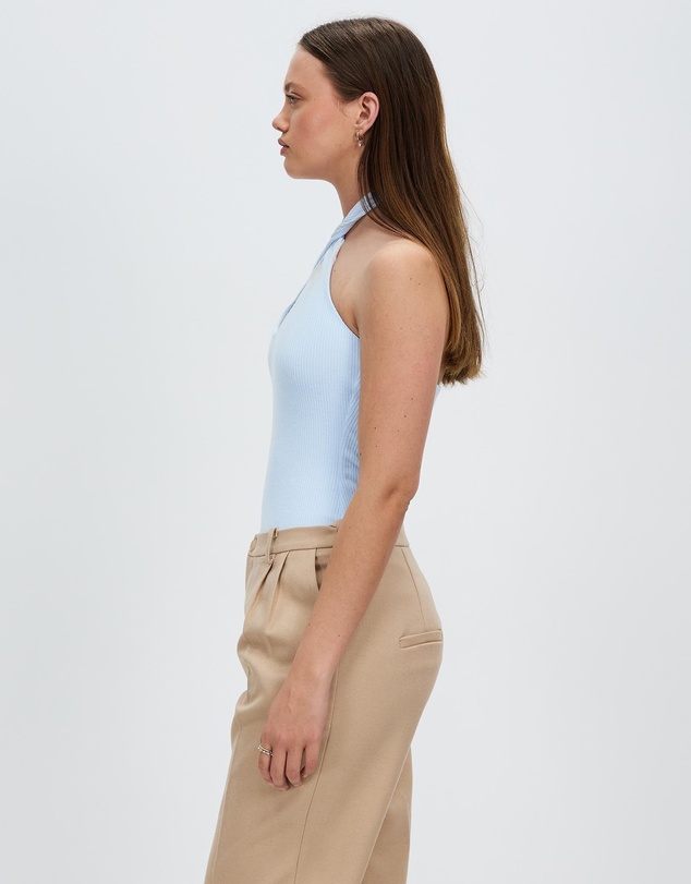 Style Addict - Emily Cross Over Halter Top