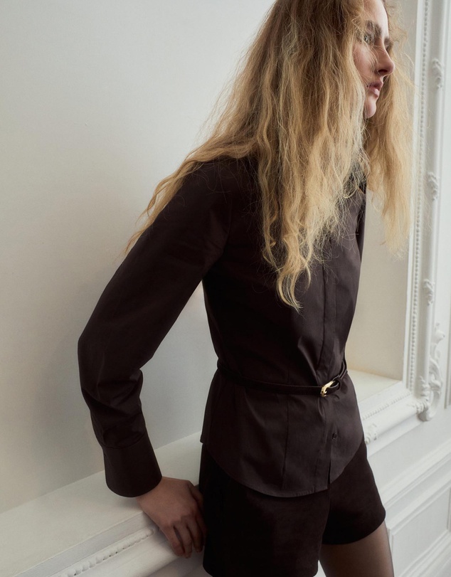 M.N.G - Slim-Fit Poplin Shirt