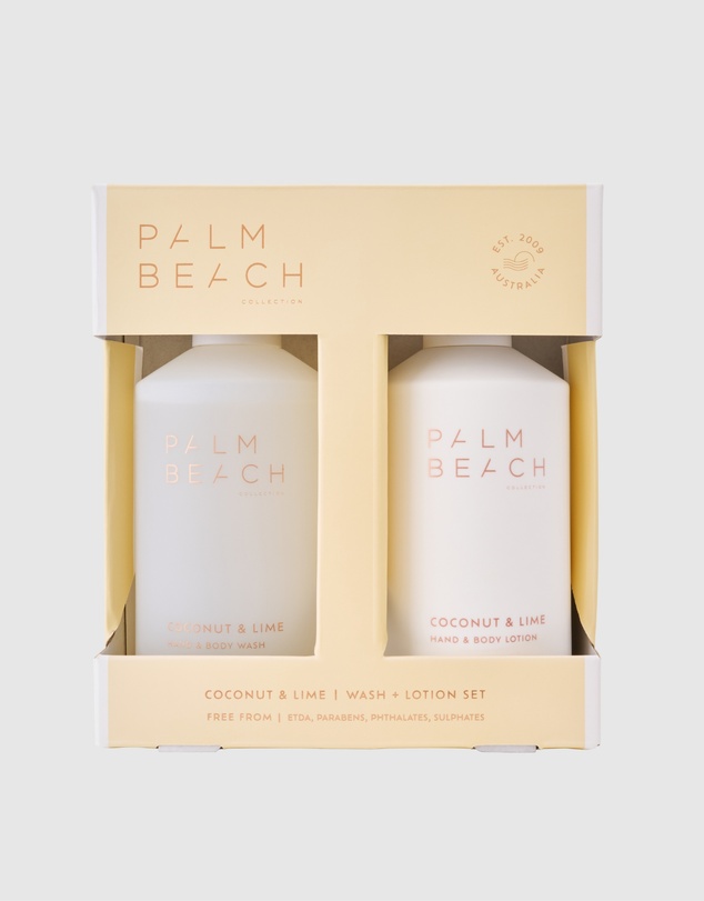 Palm Beach Collection - Coconut & Lime Hand & Body Wash + Lotion Set