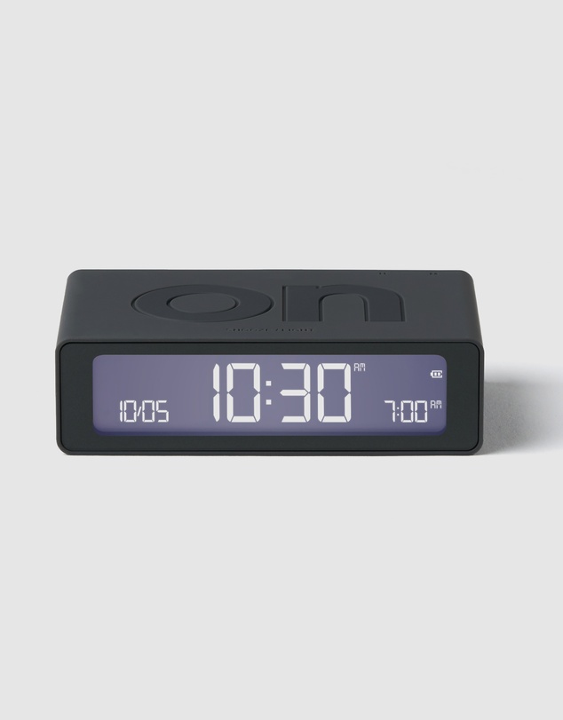 Lexon - Lexon Flip Mini Reversible Alarm Clock - Grey