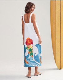 Binny - Hang Ten Midi Dress