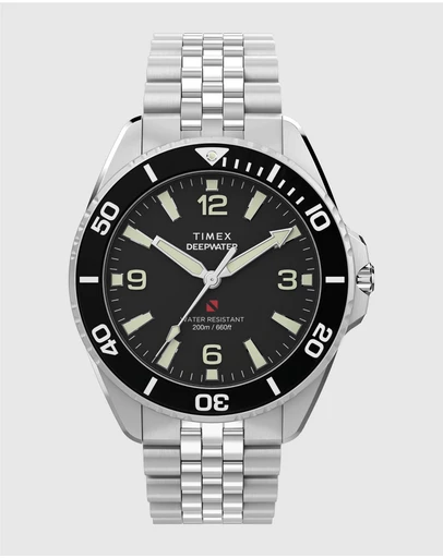 TIMEX - Deepwater Arctic 40.5mm Stainless Steel Bracelet Watch