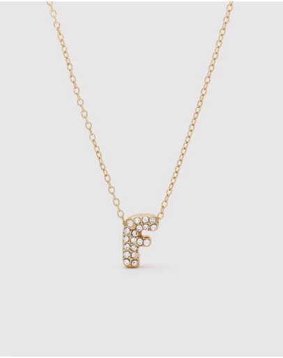 Seed Heritage - Initial Jewel Bubble Necklace