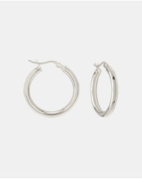 SAINT VALENTINE - Classic Hoops Medium - Silver